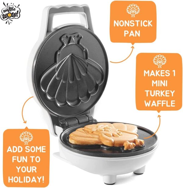 Thanksgiving Turkey Mini Waffle Maker 3