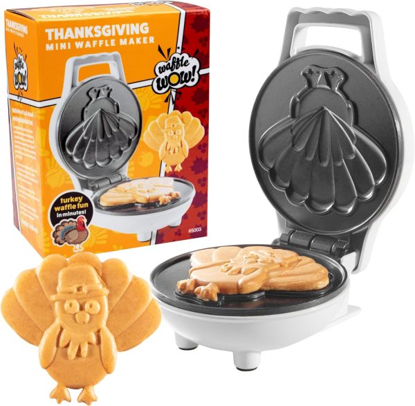 Thanksgiving Turkey Mini Waffle Maker