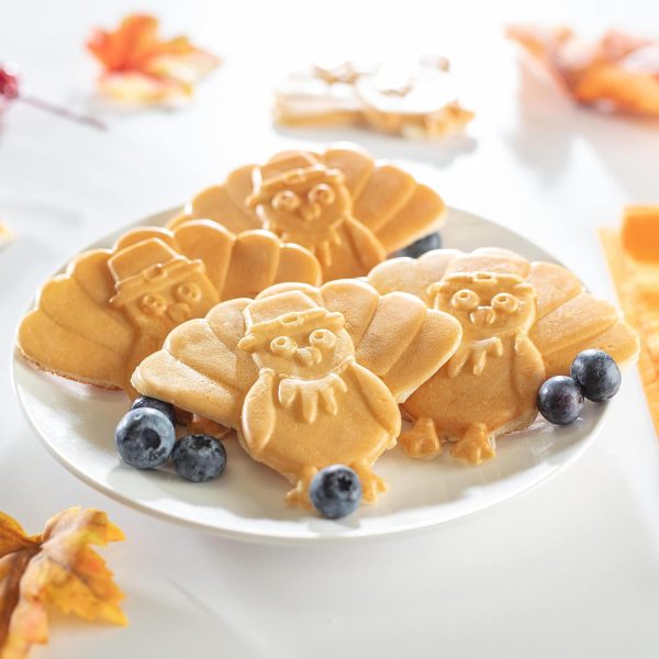 Thanksgiving Turkey Mini Waffle Maker 5